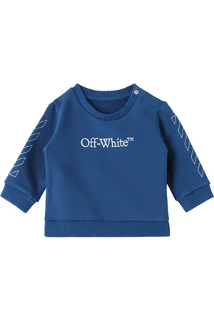 OFF-WHITE Baby Blue Diagonal Bookish Sweatshirt