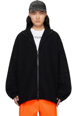 Vetements Metal Sleeves Fleece Jacket