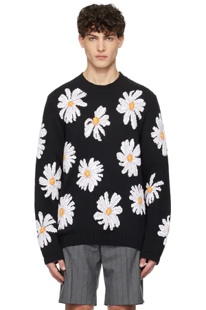 Moschino Black All Over Daisy Sweater