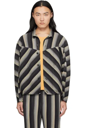 Issey Miyake Black Ronan Bouroullec Edition RB_Stripes 2 Jacket