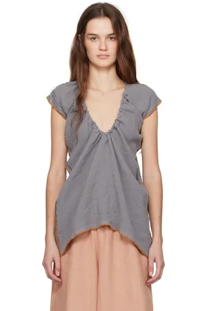 Baserange Gray Max Blouse