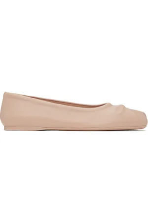 Marni Pink Seamless Little Bow Ballerina Flats