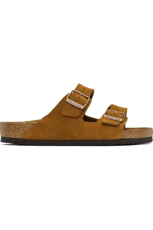 Birkenstock Tan Regular Arizona Soft Footbed Sandals