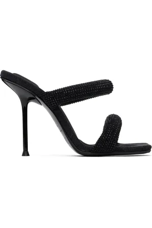 Alexander Wang Black Julie 105mm Heeled Sandals