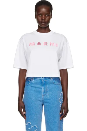 Marni White Checked 