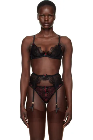 Agent Provocateur Black Lorna Lace Bra