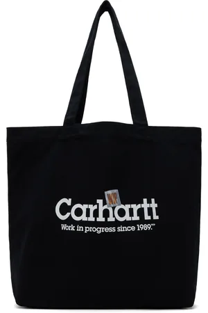 Carhartt Black Canvas Graphic Large Tote