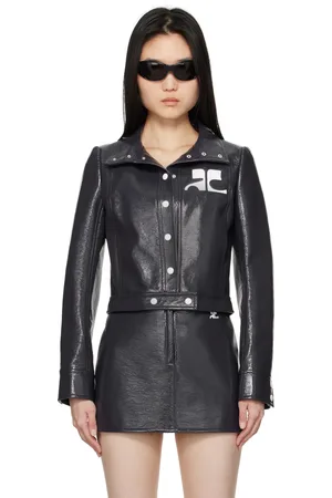 Courrèges Gray Reedition Vinyl Jacket