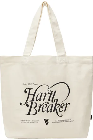 Carhartt White Canvas Graphic Large Tote