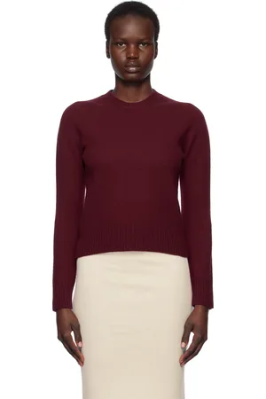 Jil Sander Red Crew-Neck Sweater