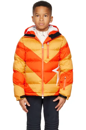 Perfect Moment Kids Orange & Yellow Super Mojo Down Jacket