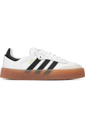 adidas White & Black Sambae Sneakers