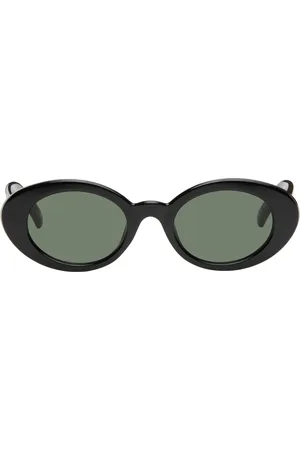 Le Specs Black Nouveau Vie Sunglasses