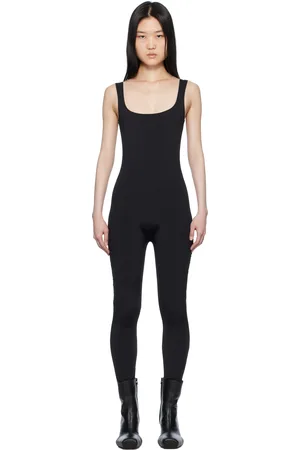 Entire Studios Black Square Neck Jumpsuit