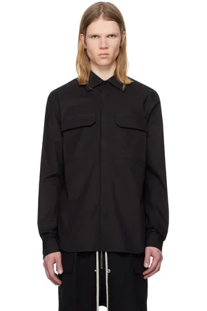 Rick Owens Black Hollywood Work Shirt