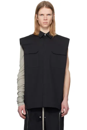 Rick Owens Black Hollywood Heavy Jumbo SL Shirt