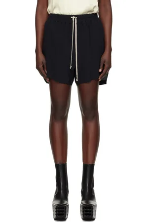 Rick Owens Black Hollywood Boxers Shorts