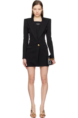 Balmain Black Tailored Minidress