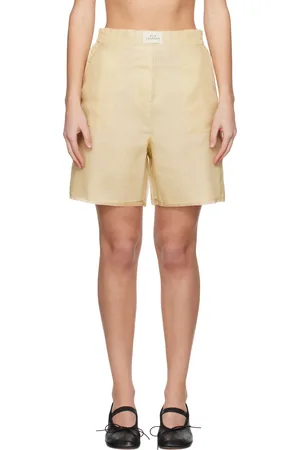 Silk Laundry Yellow Organza Boxer Shorts