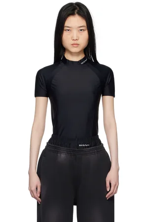 Alexander Wang Logo Detailed Rash Guard