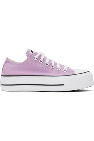 Converse Purple Chuck Taylor All Star Lift Platform Low Top Sneakers
