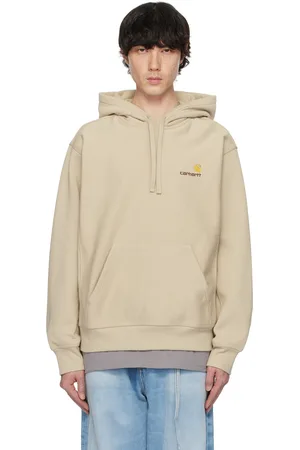 Carhartt Beige American Script Hoodie