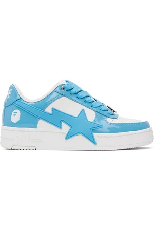BAPE White & Blue STA OS #3 Sneakers