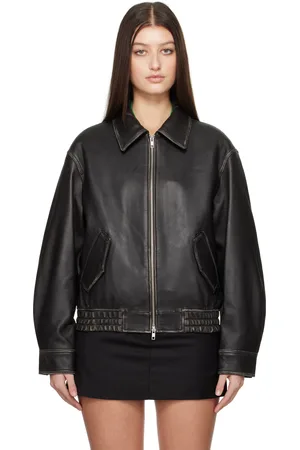 DUNST Black Lambskin Leather Jacket