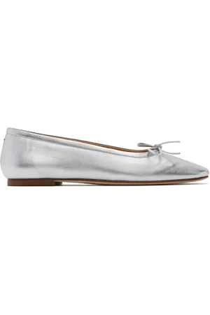 Aeyde Delfina Leather Ballerina Flats