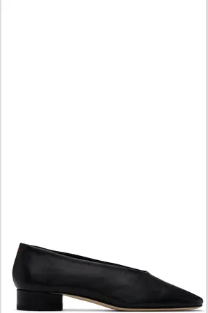 Aeyde Delia Leather Ballerina Flats