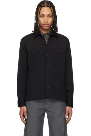 RAG&BONE Black Hyde Striped Overshirt