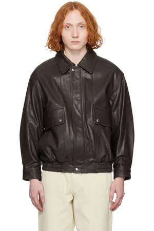 DUNST Oversized Vintage Leather Jacket