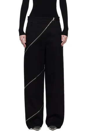 Alaïa Black Spiral Jeans
