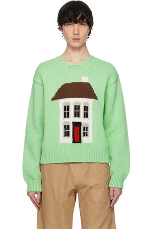 J.W.Anderson Green House Graphic Sweater