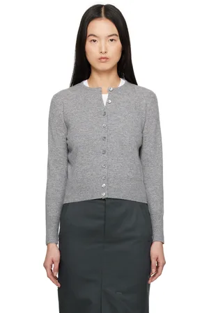 Maison Margiela Gray Wool Cardigan