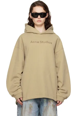 Acne Studios Beige Logo Hoodie