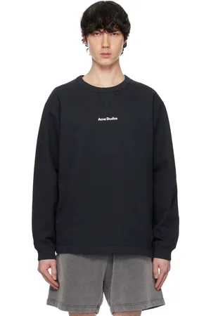 Acne Studios Black Logo Stamp Sweatshirt