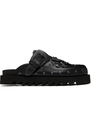 TOGA PULLA SSENSE Exclusive Eyelet Metal Sabot Slip-on Loafers