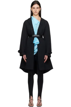 Maison Margiela Black Spliced Trench Coat