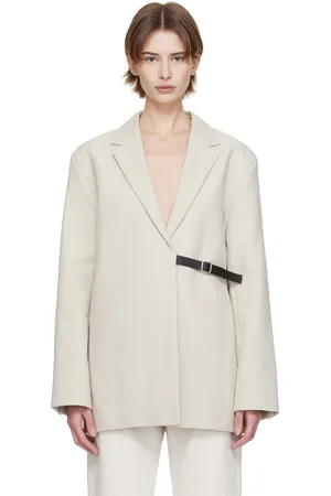 STUDIO NICHOLSON Beige Silas Blazer