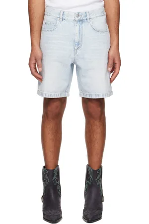 Isabel Marant Blue Jeffry Denim Shorts