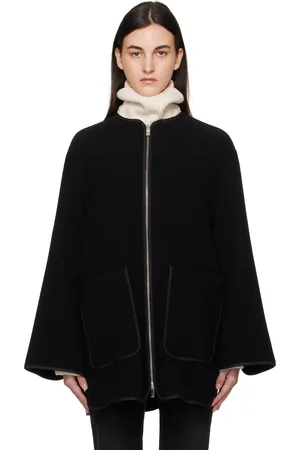 Totême Black Felted Wool Jacket