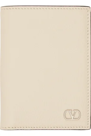 VALENTINO GARAVANI Beige VLogo Signature Card Holder