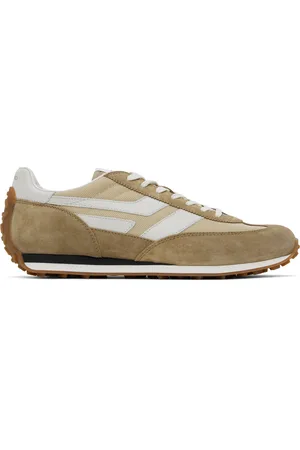 Tom Ford Khaki Suede Mick Sneakers