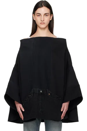 BLESS Nº73 Sweaterponcho Vintage Denim Jacket