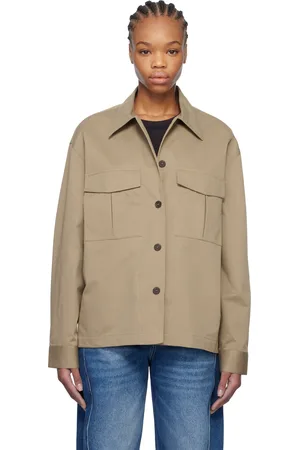 STUDIO NICHOLSON Tan Military Overshirt