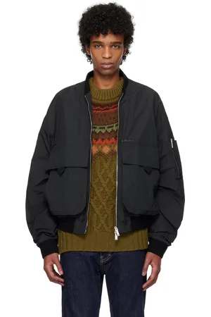 Dsquared2 Black Superlight 80s Bomber Jacket
