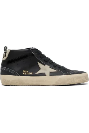 Golden Goose Black Mid Star Sneakers