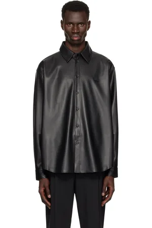 HUGO BOSS Black Oversized-Fit Stacked Logo Shirt
