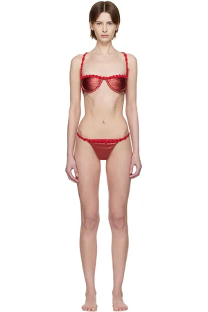 Isa Boulder SSENSE Exclusive Red Challenger Bikini